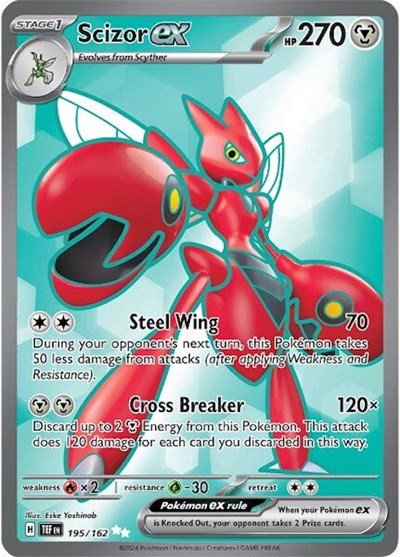 TEF: Scizor ex - 195/162 (Holofoil)