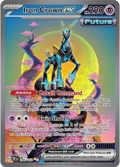 TEF: Iron Crown ex - 206/162 (Holofoil)