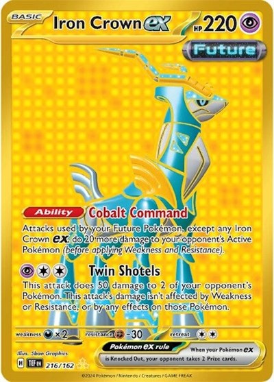 TEF: Iron Crown ex - 216/162 (Holofoil)