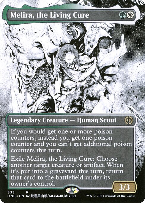 ONE: Melira, the Living Cure (Borderless) (Foil)