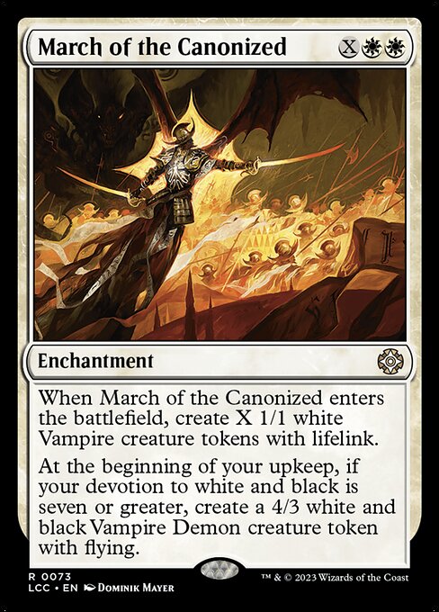 LCC: March of the Canonized