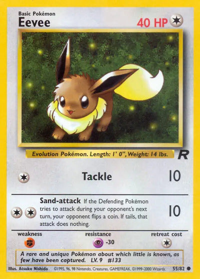 Eevee 55/82 Unlimited Team Rocket