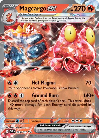 TWM: Magcargo ex - 029/167 (Holofoil)