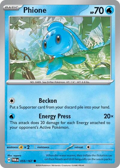 TWM: Phione - 055/167 (Reverse Holofoil)