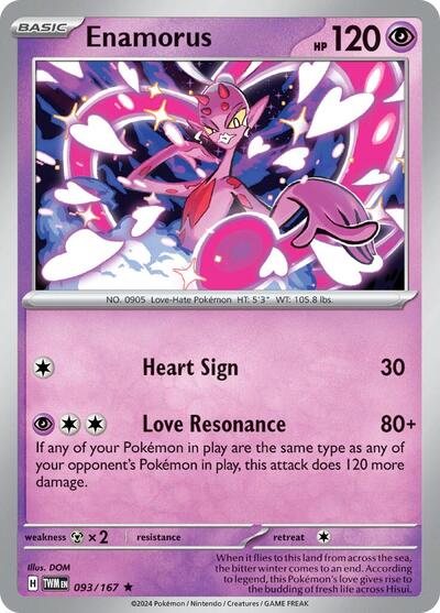 TWM: Enamorus - 093/167 (Holofoil)