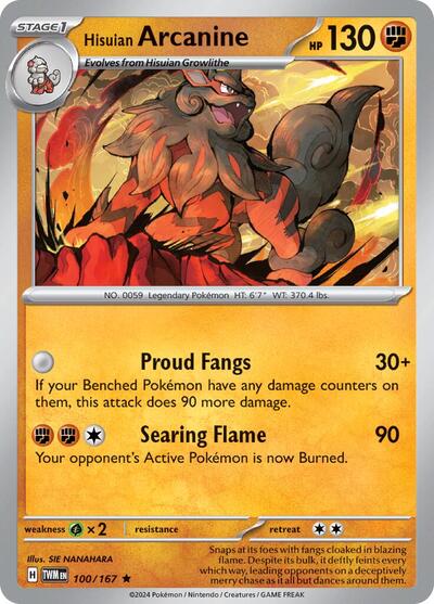 TWM: Hisuian Arcanine (Holofoil)