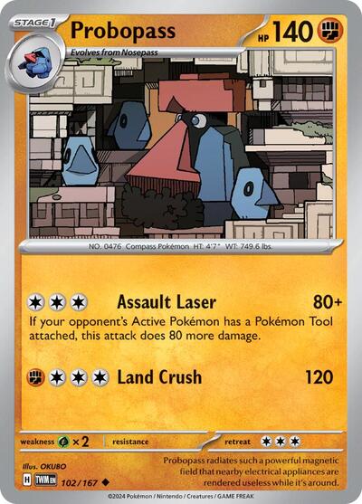 TWM: Probopass - 102/167 (Reverse Holofoil)