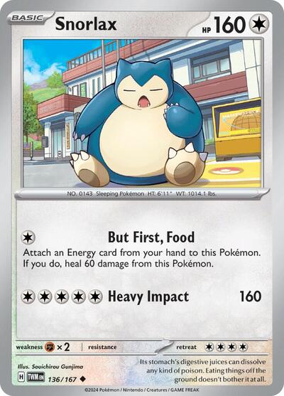 TWM: Snorlax (Reverse Holofoil)