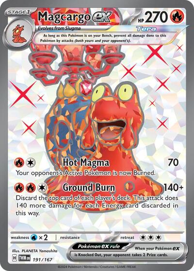 TWM: Magcargo ex - 191/167 (Holofoil)