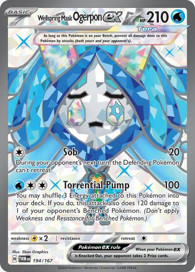 TWM: Wellspring Mask Ogerpon ex - 194/167 (Holofoil)