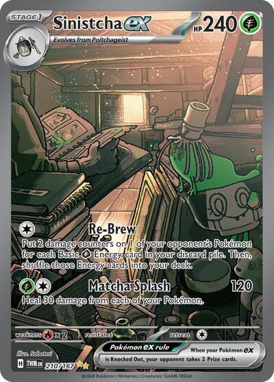 TWM: Sinistcha ex - 210/167 (Holofoil)
