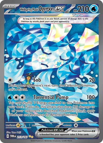 TWM: Wellspring Mask Ogerpon ex - 213/167 (Holofoil)