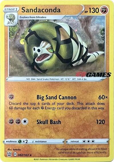 MCAP: Sandaconda - 082/163 (EB Games Exclusive) (Holofoil)
