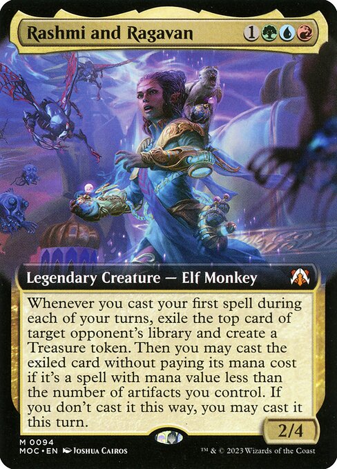 MOC: Rashmi and Ragavan (Extended Art) (Foil)