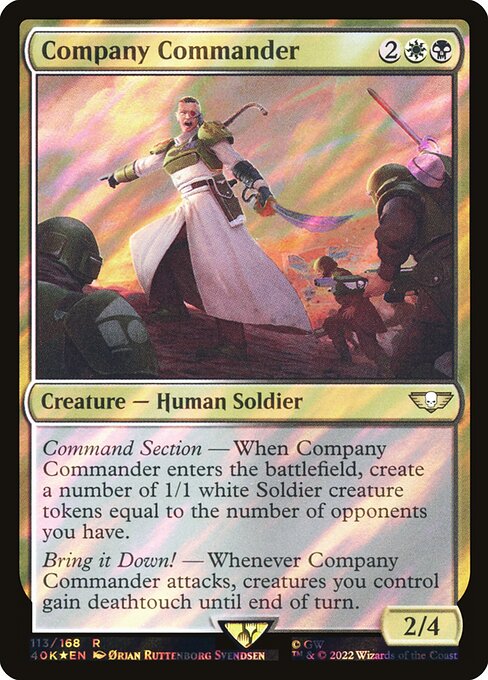 40K: Company Commander (Surge Foil)