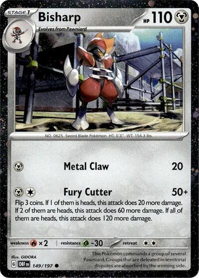 MCAP: Bisharp - 149/197 (Cosmos Holo) (Holofoil)