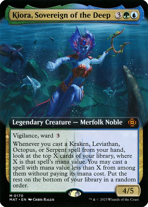 MAT: Kiora, Sovereign of the Deep (Extended Art) (Foil)