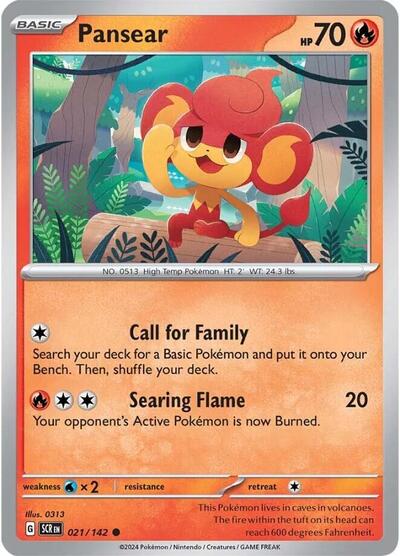 SCR: Pansear (Reverse Holofoil)