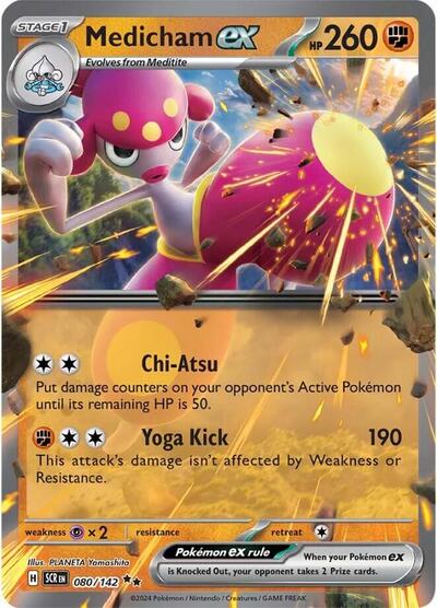 SCR: Medicham ex - 080/142 (Holofoil)