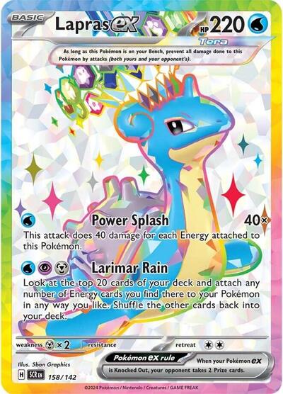 SCR: Lapras ex - 158/142 (Holofoil)