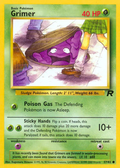 Grimer 57/82 Unlimited Team Rocket