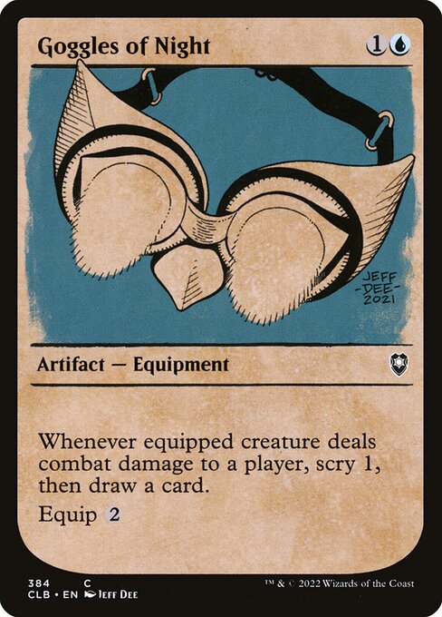 CLB: Goggles of Night (Showcase) (Foil)
