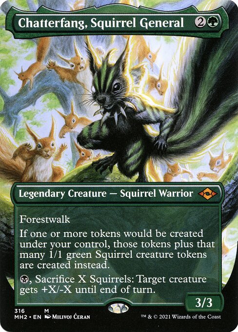 MH2: Chatterfang, Squirrel General (Borderless) (Foil)