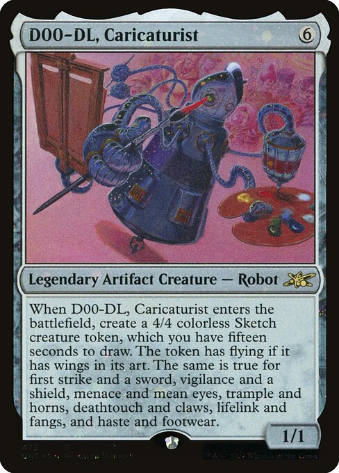 UNF: D00-DL, Caricaturist (Galaxy Foil)