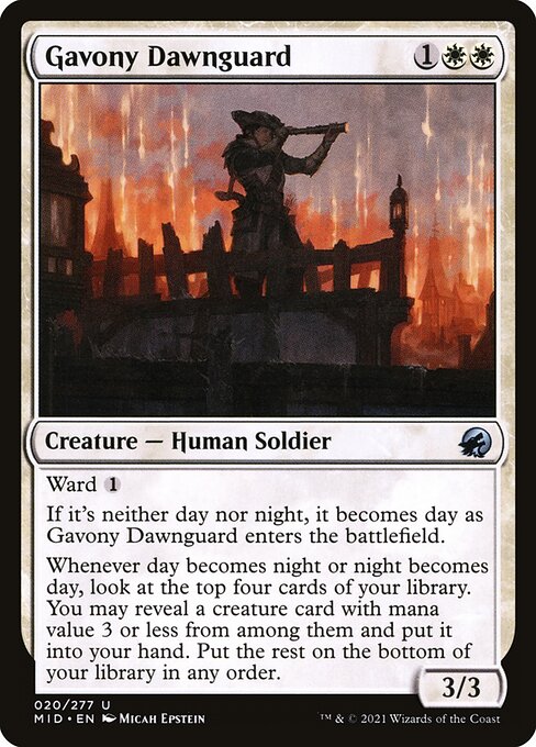 MID: Gavony Dawnguard (Foil)