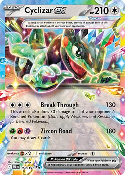 SSP: Cyclizar ex - 159/191 (Holofoil)