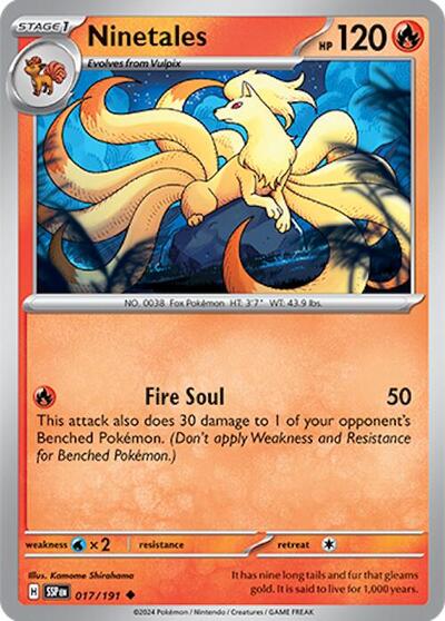 SSP: Ninetales (Reverse Holofoil)