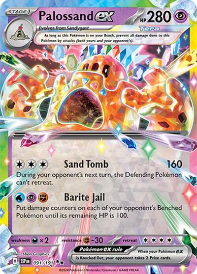 SSP: Palossand ex - 091/191 (Holofoil)