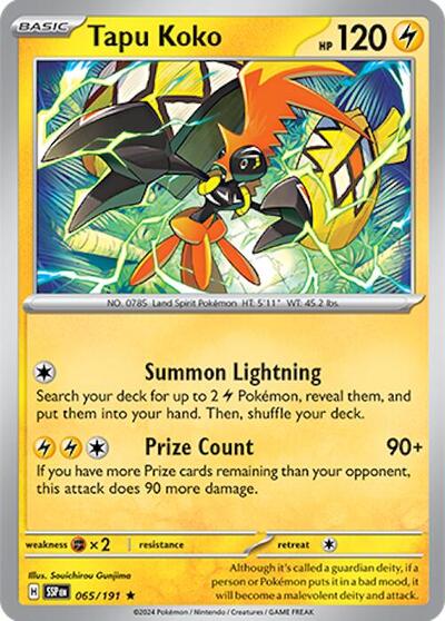 SSP: Tapu Koko (Reverse Holofoil)