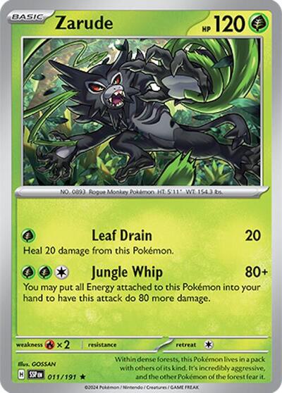 SSP: Zarude (Reverse Holofoil)