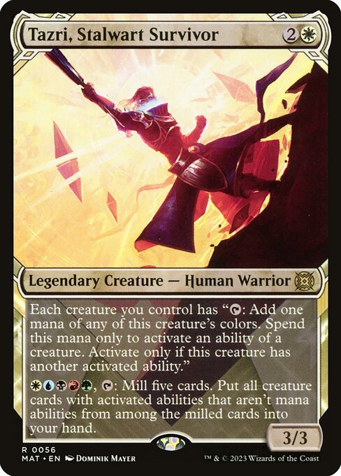 MAT: Tazri, Stalwart Survivor (Showcase) (Foil)
