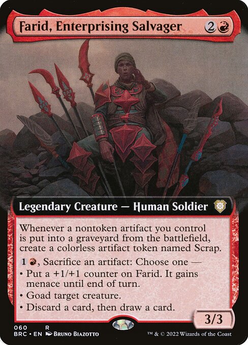 BRC: Farid, Enterprising Salvager (Extended Art)