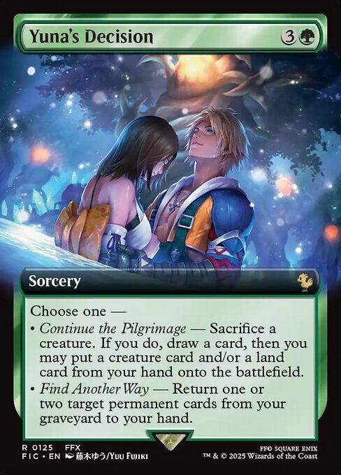 FIC: Yuna's Decision (Extended Art) (Foil)