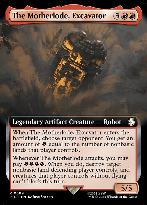 PIP: The Motherlode, Excavator (Extended Art)