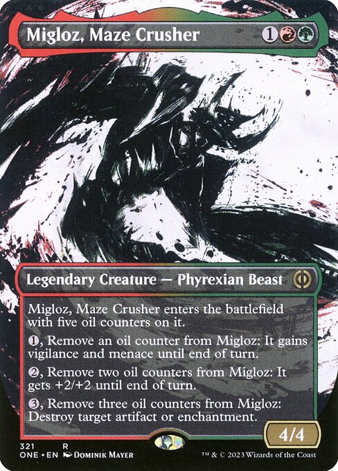 ONE: Migloz, Maze Crusher (Showcase) (Foil)