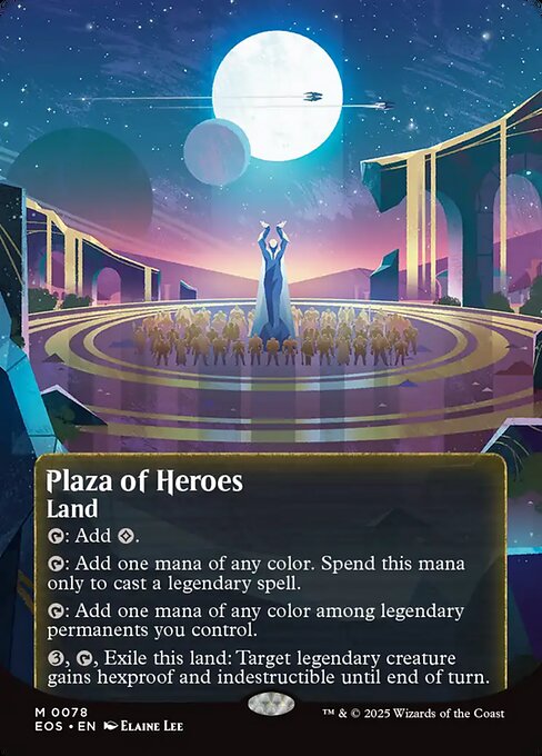 EOS: Plaza of Heroes (0078) (Borderless) (Foil)