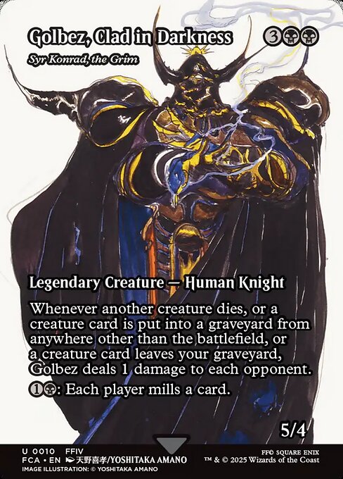 FCA: Golbez, Clad in Darkness - Syr Konrad, the Grim (Showcase)