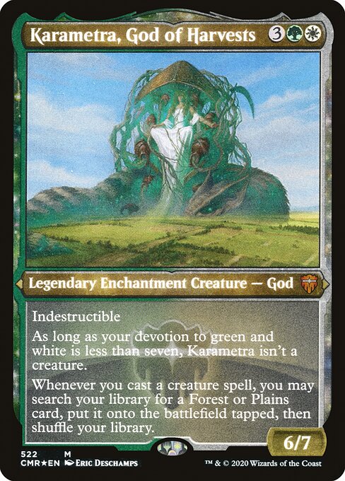 CMR: Karametra, God of Harvests (Foil Etched)