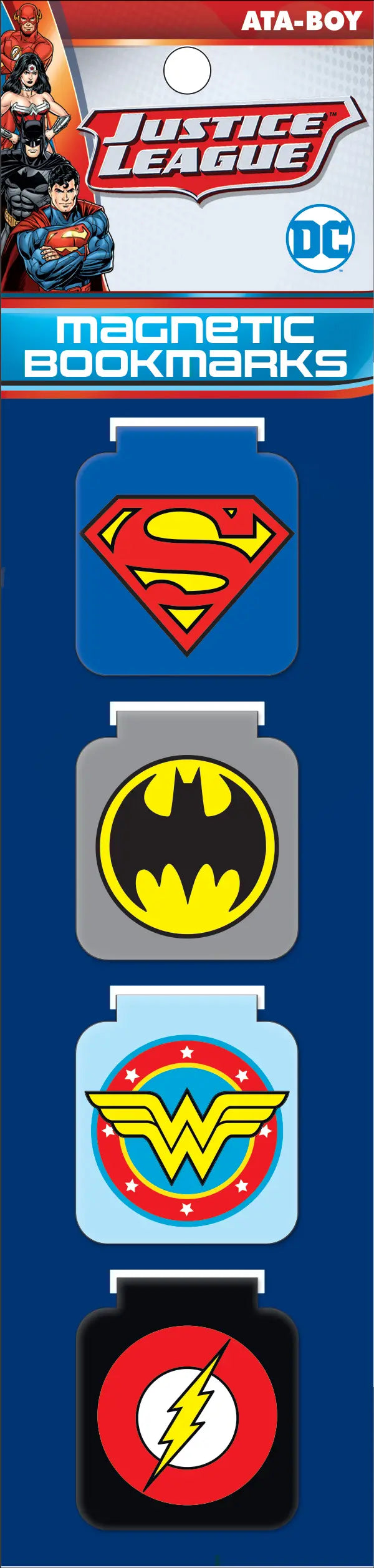 DC Comics Logos Magnetic Bookmark Set
