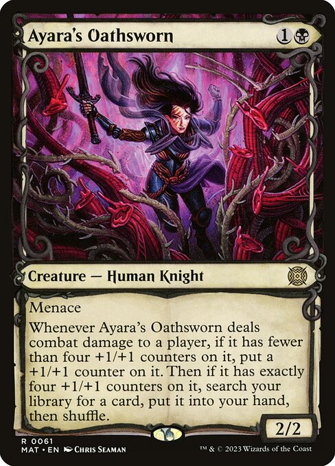 MAT: Ayara's Oathsworn (Showcase) (Foil)