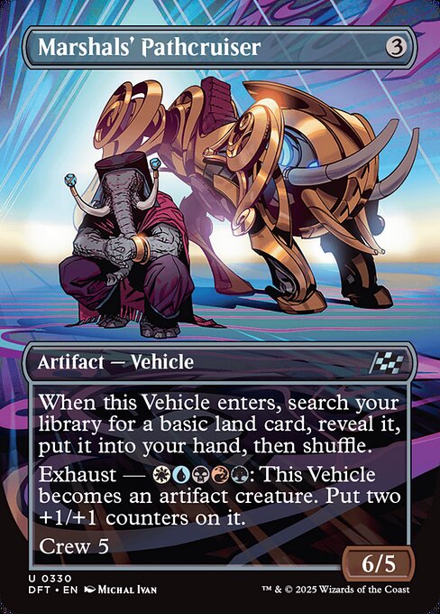 DFT: Marshals' Pathcruiser (Borderless) (Foil)