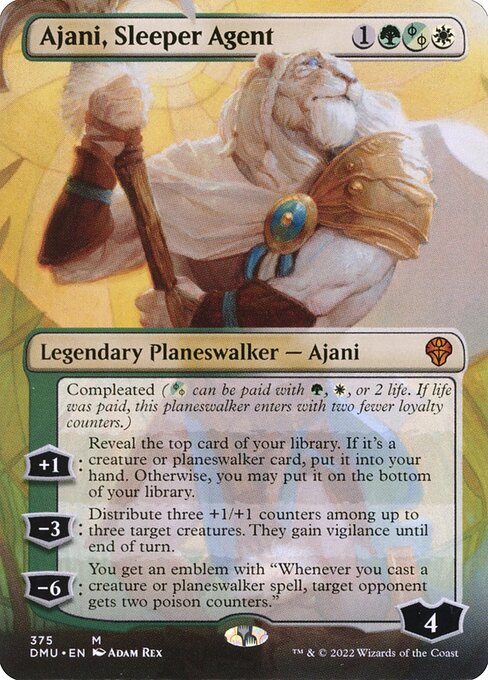 DMU: Ajani, Sleeper Agent (375) (Foil)