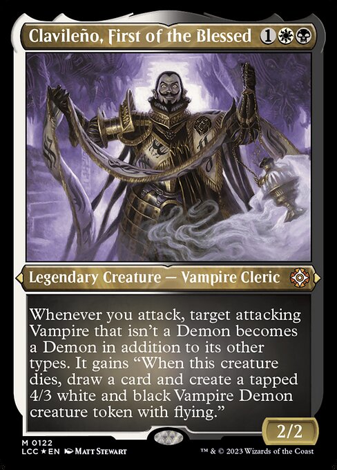 LCC: Clavileno, First of the Blessed (Display Commander) - Thick Stock