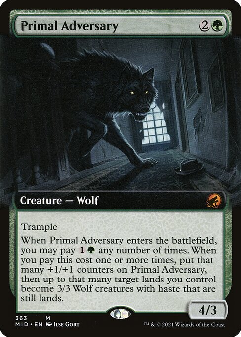 MID: Primal Adversary (Extended Art) (Foil)