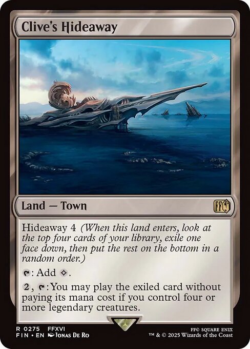 FIN: Clive's Hideaway