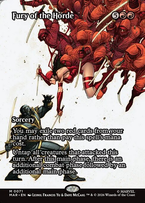 MAR: Fury of the Horde (Borderless) (Foil)